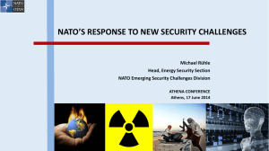 NATO`s Response to New Security Challenges