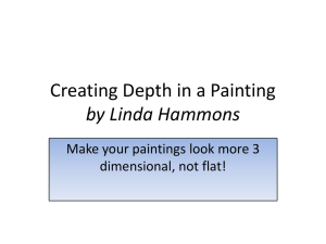 Creating Depth in a Painting