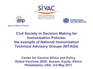NITAG Resource Center - Global Vaccines 202X