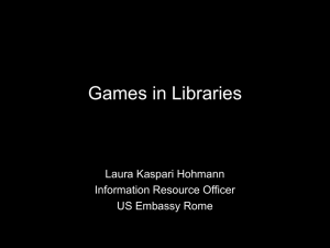 Games & Information Literacy