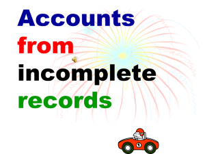 incomplete records