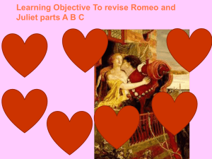 romeo and Juliet 2012 revision session Miss delve