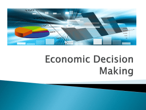 ECONOMIC-DECISION-MAKING