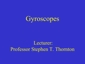 Lecture 24.Gyroscope..