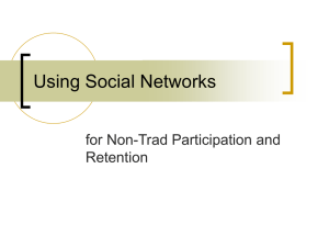 Using Social Networks - PPT