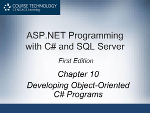 ASP.NET Programming with C# and SQL Server First Edition