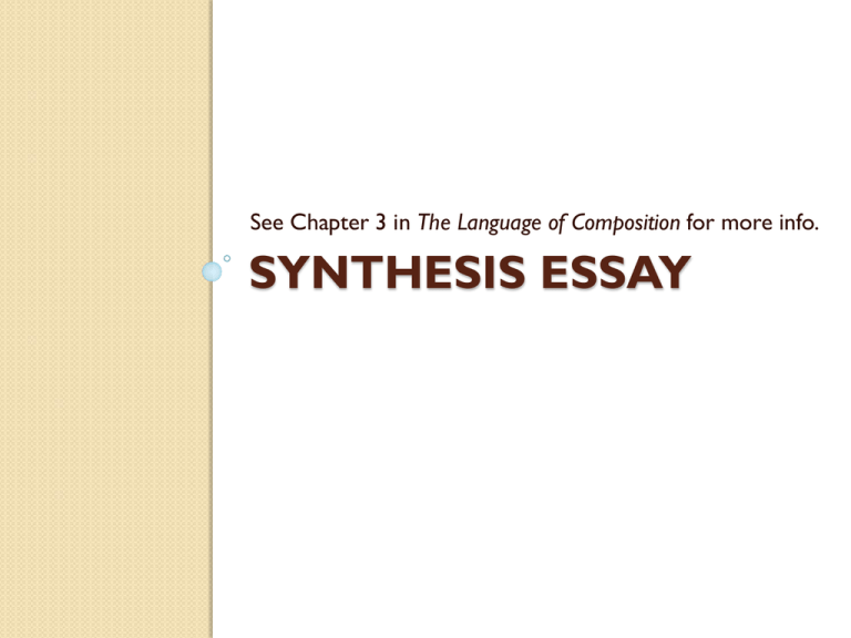 synthesis essay locavore