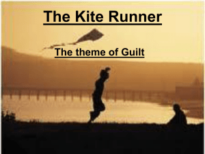 The Kite Runner – Guilt powerpoint