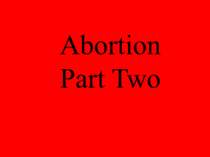 Abortion Part 2