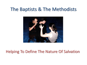 The Baptists And The Methodists