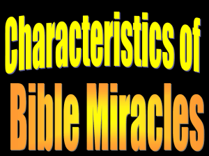 CharacteristicsofMiracles
