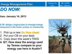Energy Management Plan