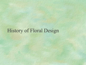 History Of Floral Design Assignment,How To Design Furniture