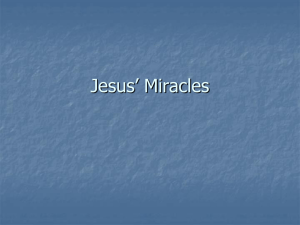 Jesus` Miracles