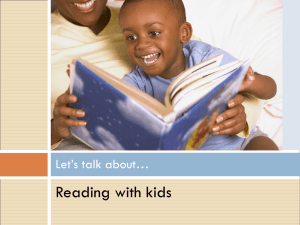 Reading with kids
