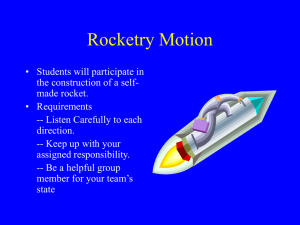Rocketry Motion