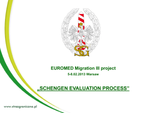 Schengen overview - Euromed Migration III