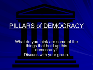 Pillars of Democracy