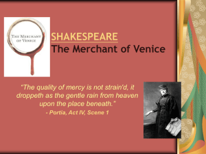 SHAKESPEARE The Merchant of Venice