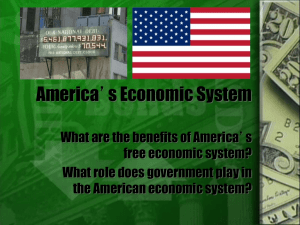 America`s Economic System