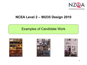 NCEA Level 2 - Design 2010 Exemplars