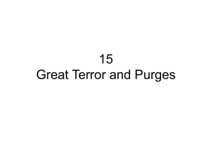 17 Great Terror and Purges