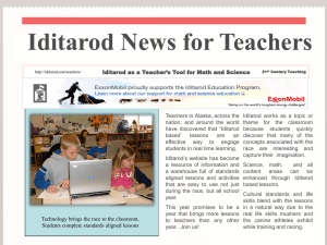 Iditarod News for Teachers