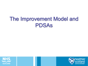 improvement model and pdsa presentation