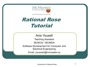 RationalRoseTutorial - UOIT.CA: Faculty Web Server