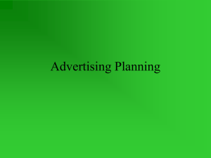 Advertising Planning