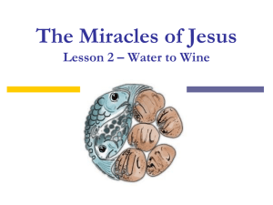 The Miracles of Jesus - Eastside Church of Christ