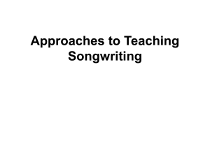Songwriting PPT