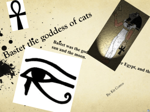Bastet the goddess of cats