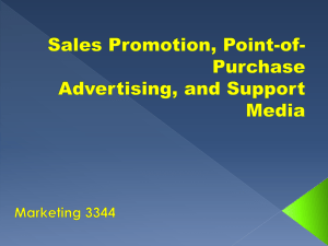 Sales Promotion, Poi..
