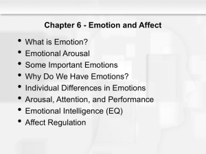 What is Emotion?