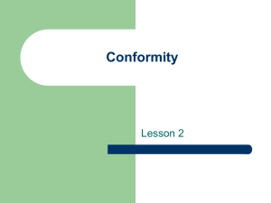 Conformity Lesson 2 Asch