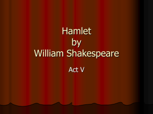 Hamlet Act V Powerpoint