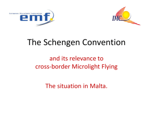 The Schengen Convention - European Microlight Federation