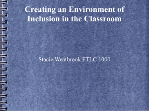 Stacie Weatbrook Diversity and Inclusion in the