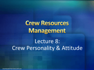 CRM Personality and Attitudes