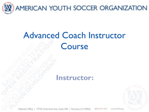 Advanced Coach Instructor Course