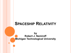 Spaceship Relativity