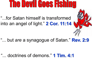 The Devil Goes Fishing - Radford Church of Christ