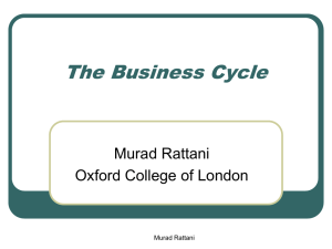 The Business Cycle - Oxford College of London