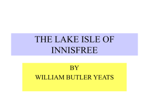THE LAKE ISLE OF INNISFREE