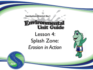 Lesson 4 - Splash Zone, Erosion in Action