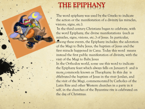 The Epiphany - ICS La Giustiniana a Roma