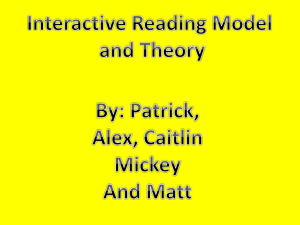 Interactive Theory