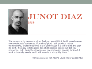 Junot Diaz - WordPress.com