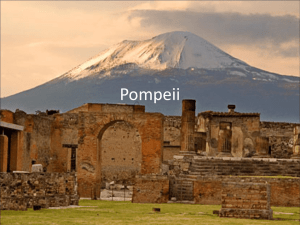 PowerPoint Information on Pompeii by Mr. Mygatt